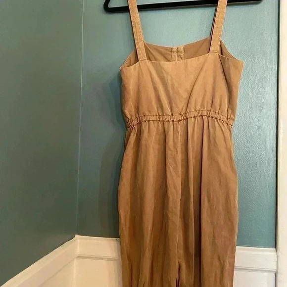 Alice and Olivia - brown tank jumpsuit - pockets - size 4 - Picture 7 of 10